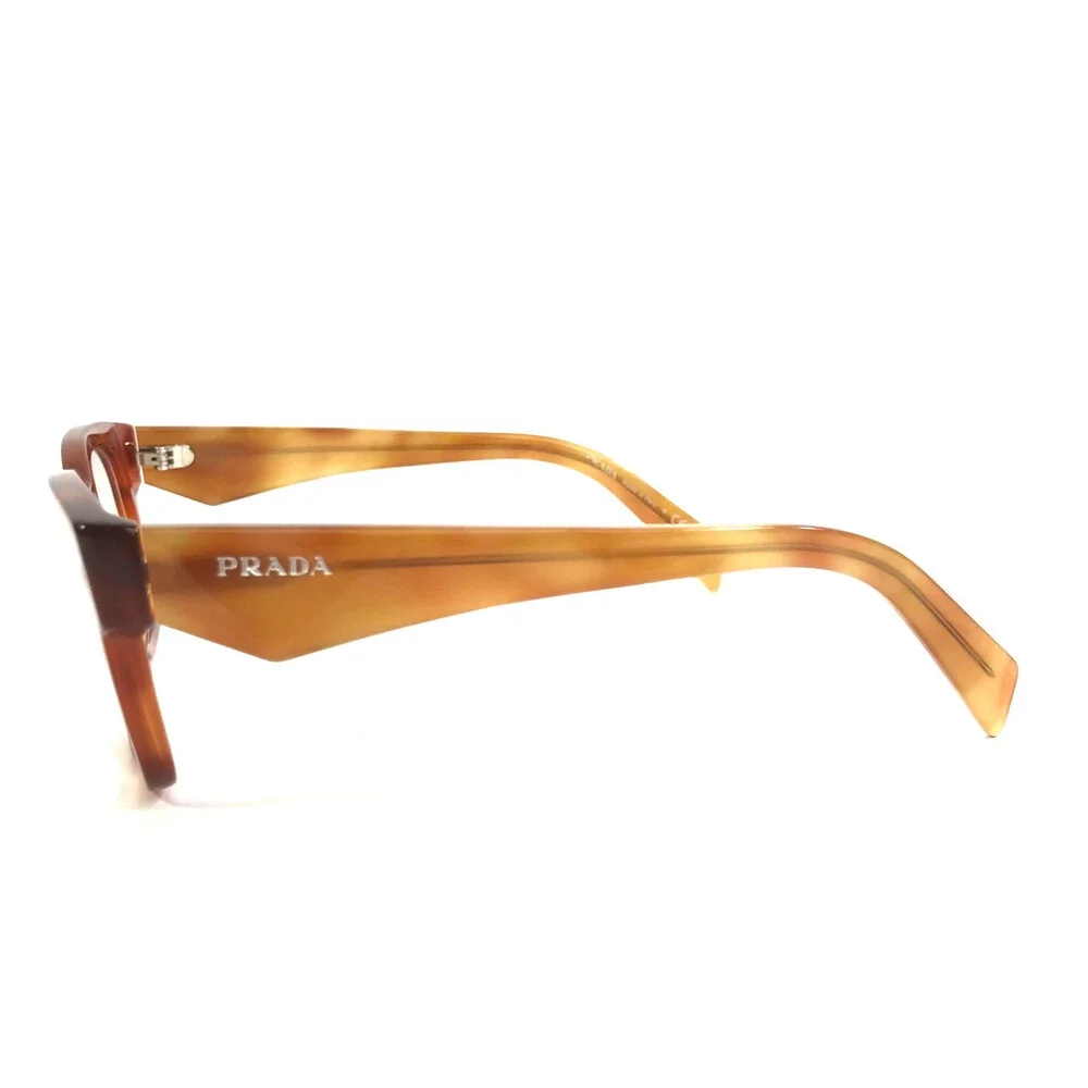 Prada Eyeglasses Frames VPRA10 11P-1O1 Havana Cognac Light Tortoise 51-20-145